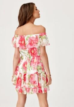 Sukienka Letnia - Wielokolorowy -Ulla Popken Sklep bf750a53c8274a94921701d1779b3f75