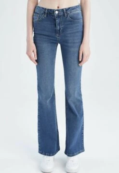 DeFacto Jeansy Bootcut - Blue