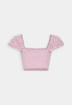 FREE PEOPLE THANK YOU VERY SWEETLY - T-shirt Z Nadrukiem - Blush Lilac -Ulla Popken Sklep c35f5d9d34464e65a4dd8340463a48f5