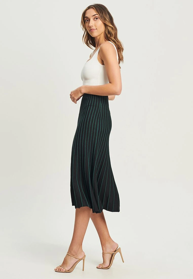 Tussah ARIANNE - Spódnica Trapezowa - Emerald 4 Tussah ARIANNE - Spódnica Trapezowa - Emerald - obrazek 4
