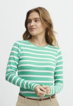 B.young PAMILA LS - Bluzka Z Długim Rękawem - Ming Green Mix