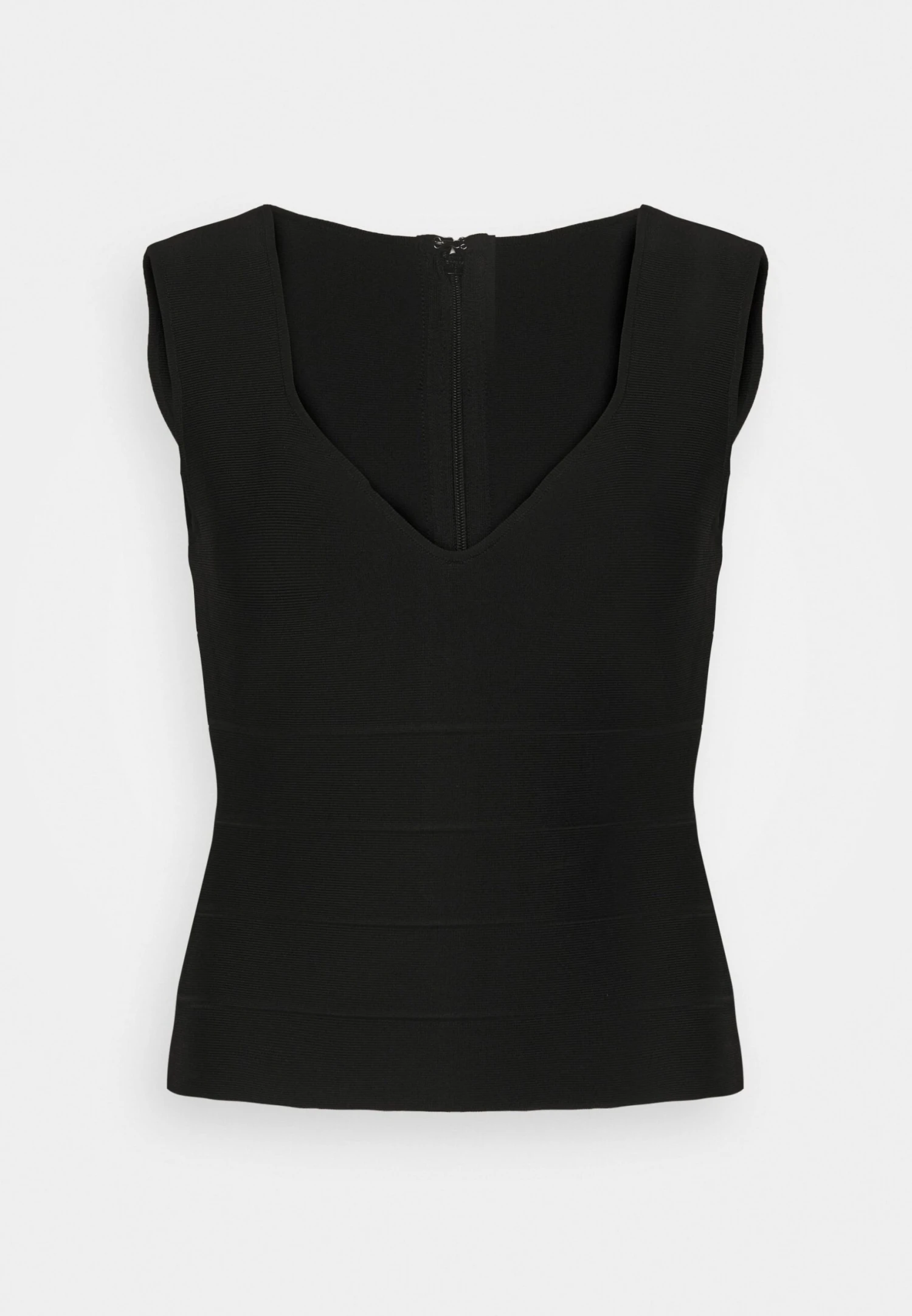 HERVE LEGER ICON SWEETHEART - Top - Black 7 HERVE LEGER ICON SWEETHEART - Top - Black - obrazek 7