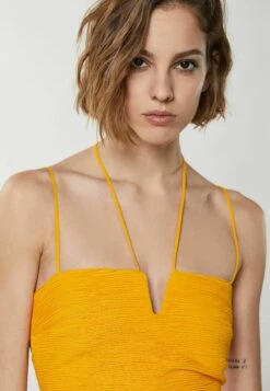 Patrizia Pepe GEORGETTE - Sukienka Etui - Juicy Orange -Ulla Popken Sklep c6539ccb8b344103a71f5ea875d48c1b