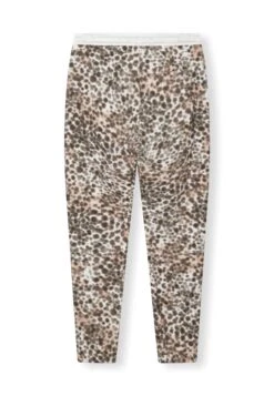 BOTTOMS CROPPED LEOPARD - Spodnie Treningowe - Ecru -Ulla Popken Sklep c7da54178c244705bafc3e20b6a1267c