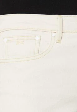 Denham BARDOT - Jeansy Straight Leg - Ecru -Ulla Popken Sklep c88a9038886b48bb9e8b5e61b88aa26b