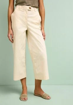 Next RICH CROPPED UTILITY - Bojówki - Stone Cream