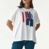 LIKE - T-shirt Z Nadrukiem - White