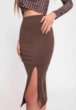 MERILI - Spódnica Trapezowa - Brown 11 MERILI - Spódnica Trapezowa - Brown -Ulla Popken Sklep d0348ed2a1864b9eac09fc4ef6e8301b