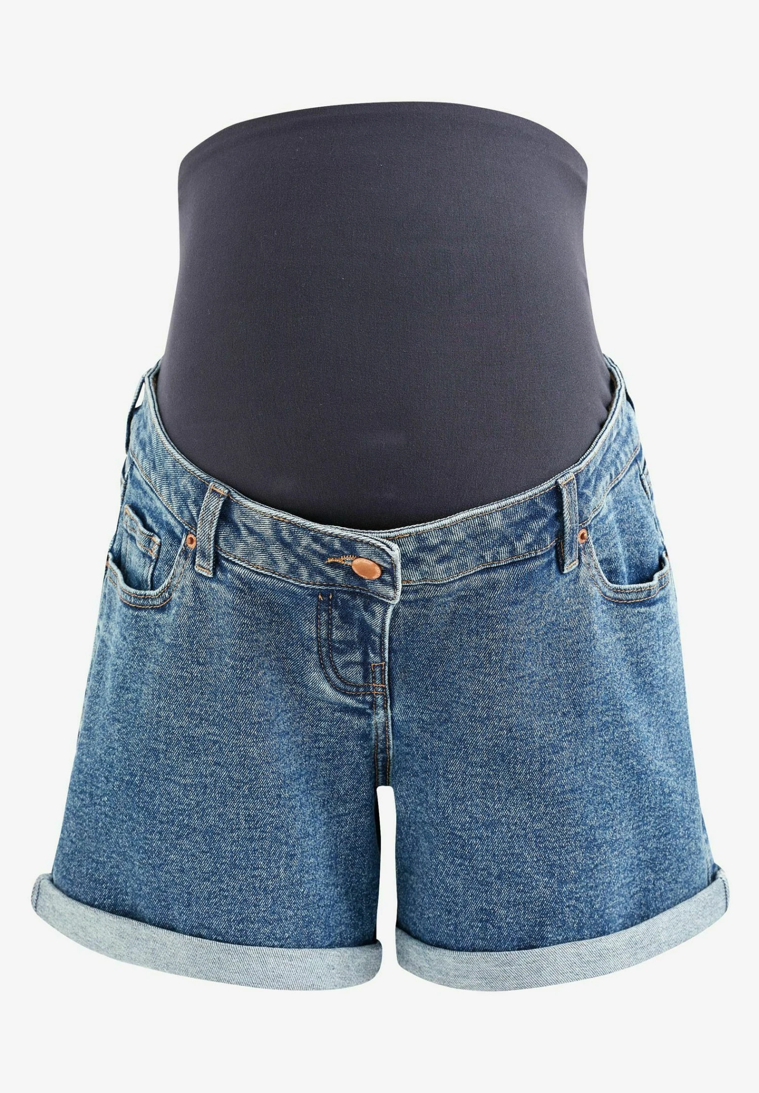 Next MATERNITY MOM STYLE STANDARD - Szorty Jeansowe - Light Blue Denim 6 Next MATERNITY MOM STYLE STANDARD - Szorty Jeansowe - Light Blue Denim - obrazek 6