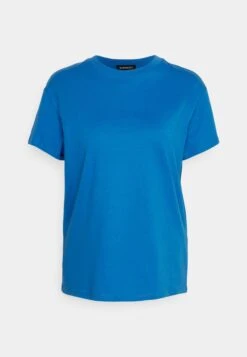 WASHED BASIC LOOSE TEE - T-shirt Basic - Blue -Ulla Popken Sklep d48be6764f0e4282b6bb46e7b5cb62fa