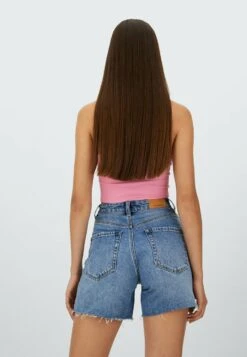 Stradivarius Szorty Jeansowe - Blue Denim -Ulla Popken Sklep d4d7f361a96b4f77a32a980139f60541