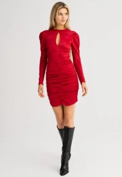 CHARLOTTE - Sukienka Koktajlowa - Czerwony -Ulla Popken Sklep d5a0ec2d055644fa9ba9e4c2791f9656