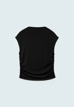Stradivarius GATHERING - T-shirt Basic - Black 13 Stradivarius GATHERING - T-shirt Basic - Black -Ulla Popken Sklep ddd318524ed64baa9645e1dc4382ed80