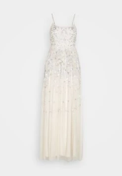 DELICATE FLORAL EMBROIDERED - Suknia Balowa - Ecru 10 DELICATE FLORAL EMBROIDERED - Suknia Balowa - Ecru -Ulla Popken Sklep de431b94fe1046939eab86c57a236602