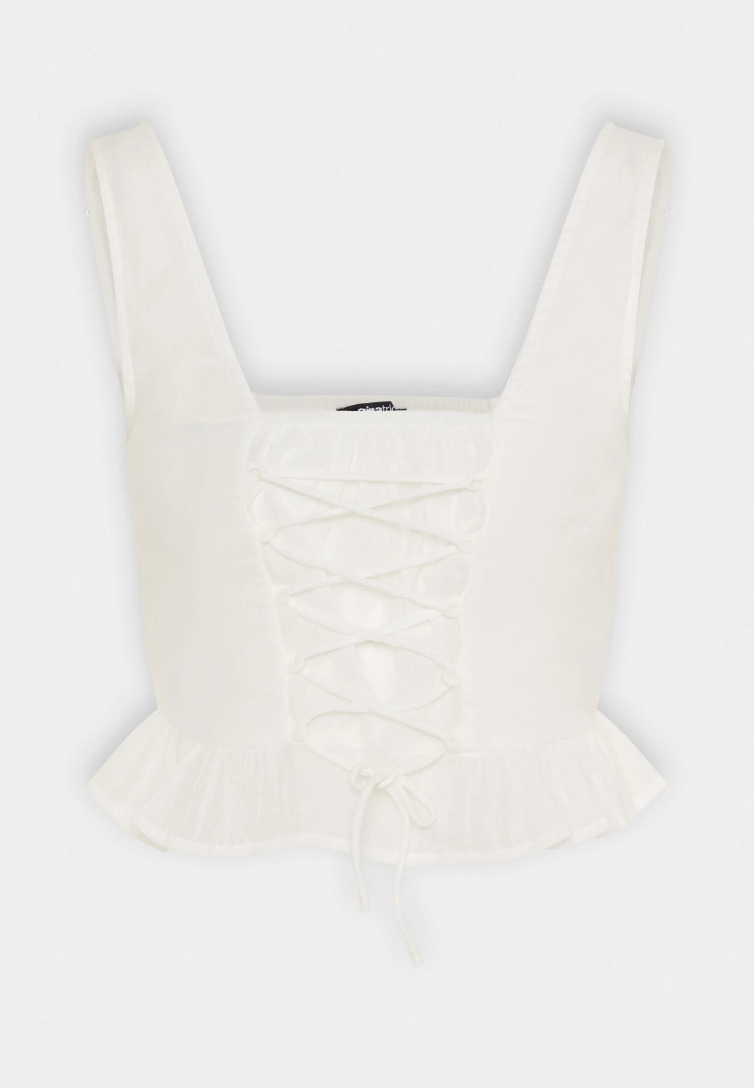 Gina Tricot KARITA - Top - Offwhite 4 Gina Tricot KARITA - Top - Offwhite - obrazek 4