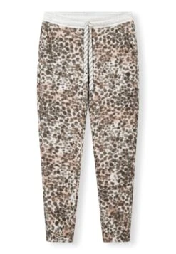 BOTTOMS CROPPED LEOPARD - Spodnie Treningowe - Ecru -Ulla Popken Sklep e291a66fcd134a69b16d2c35691194b3