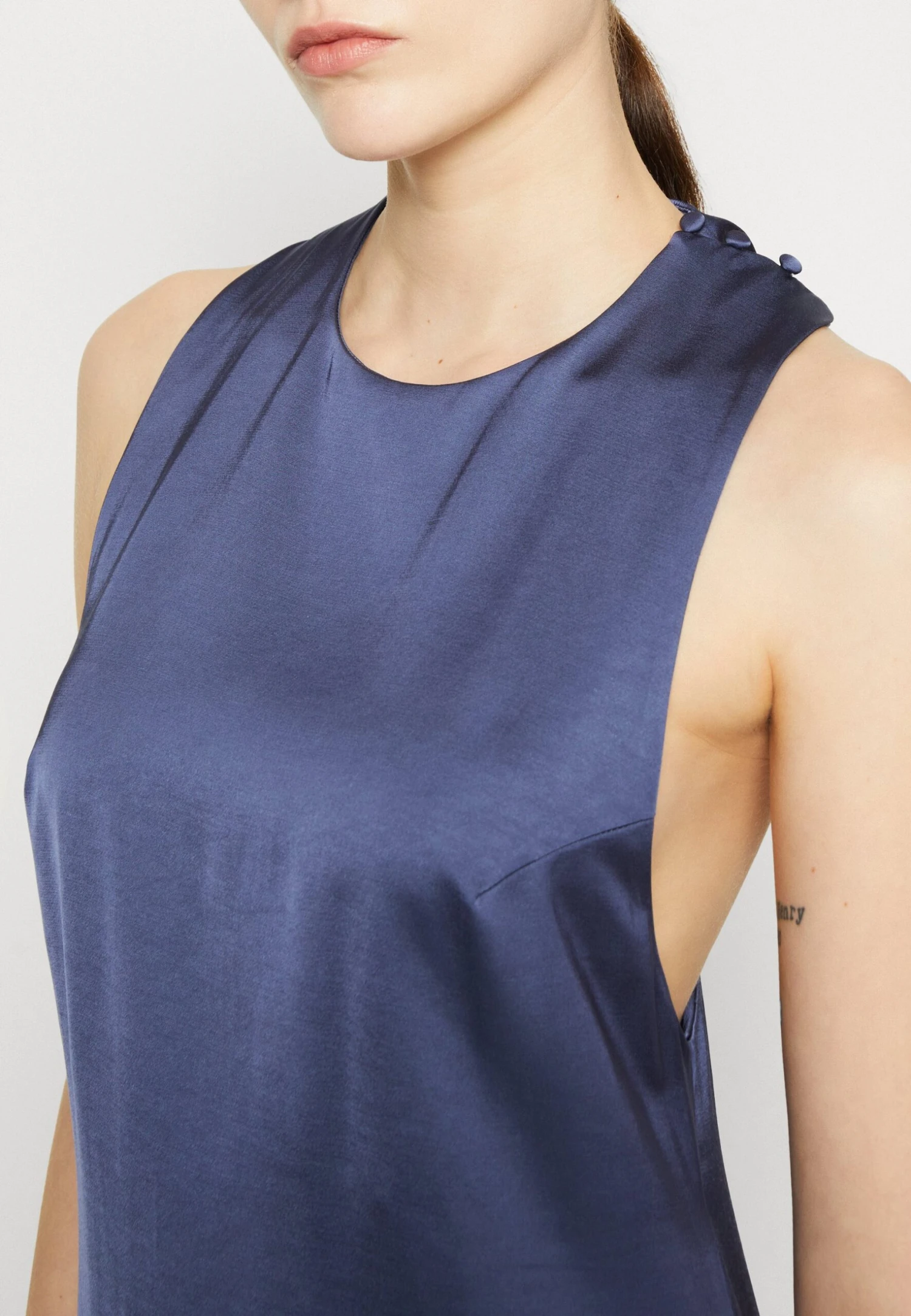 SAMSØE SAMSØE ELLIE DRESS - Sukienka Koktajlowa - Nightshadow Blue 6 SAMSØE SAMSØE ELLIE DRESS - Sukienka Koktajlowa - Nightshadow Blue - obrazek 6