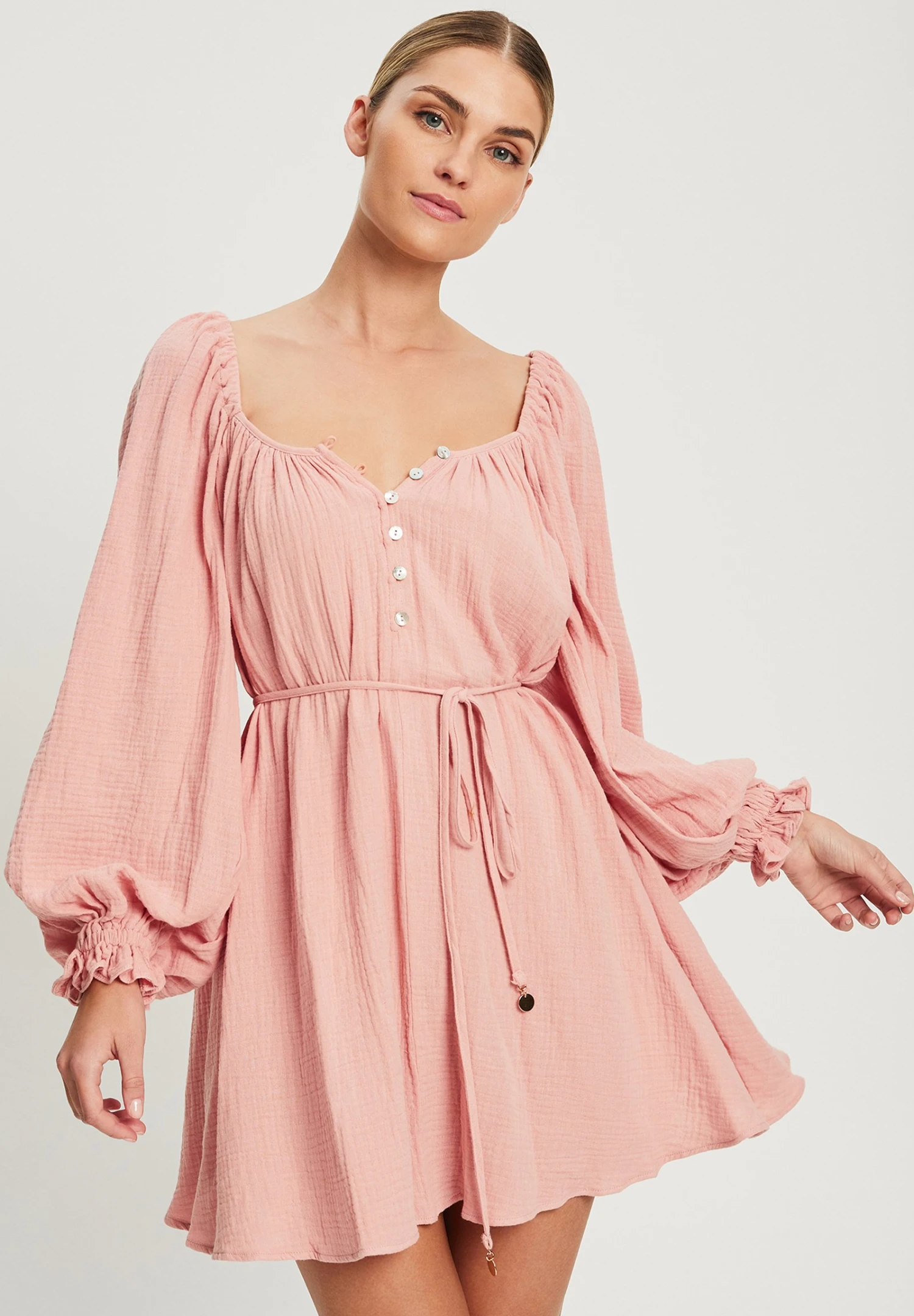 KASEY MINI - Sukienka Letnia - Pink 1 KASEY MINI - Sukienka Letnia - Pink