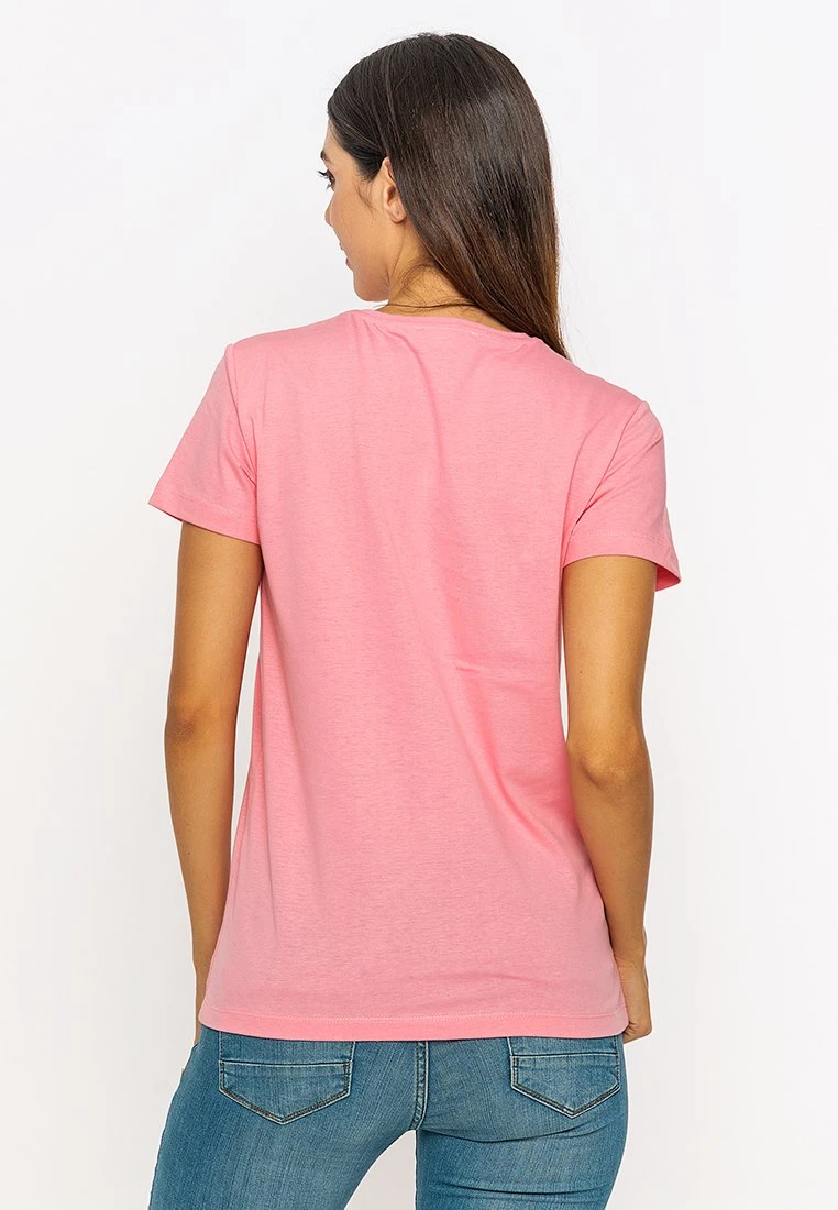 T-shirt Basic - Pink 2 T-shirt Basic - Pink - obrazek 2