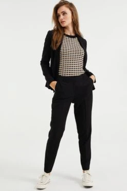 WE FASHION Chinosy - Black -Ulla Popken Sklep e9234b2daed6448abb057c66429139bb