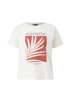 Comma MIT FRONTPRINT - T-shirt Z Nadrukiem - Weiß 13 Comma MIT FRONTPRINT - T-shirt Z Nadrukiem - Weiß -Ulla Popken Sklep e93c40f771c44427a205810d975a5776