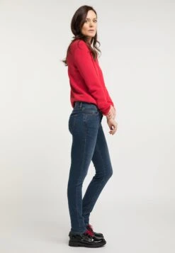 Mustang CARO - Jeansy Slim Fit - Blau -Ulla Popken Sklep eb9c243297bc44e88056b62eced1ed29