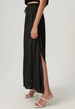 RELUDE - Długa Spódnica - Black -Ulla Popken Sklep ecbffbf6eef84436aa061f084d7c656f