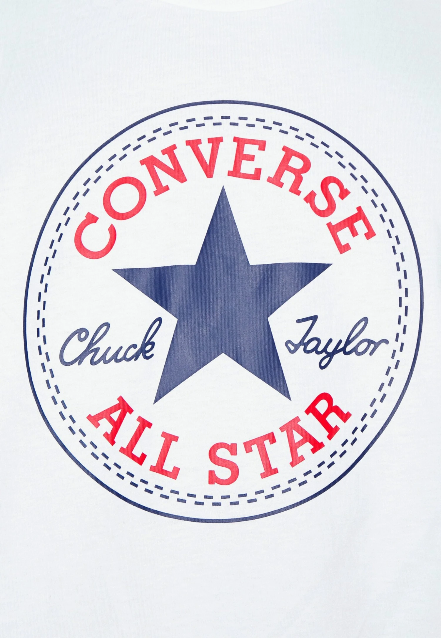 Converse GO TO CHUCK TAYLOR CLASSIC PATCH TEE UNISEX - T-shirt Z Nadrukiem - White 5 Converse GO TO CHUCK TAYLOR CLASSIC PATCH TEE UNISEX - T-shirt Z Nadrukiem - White - obrazek 5