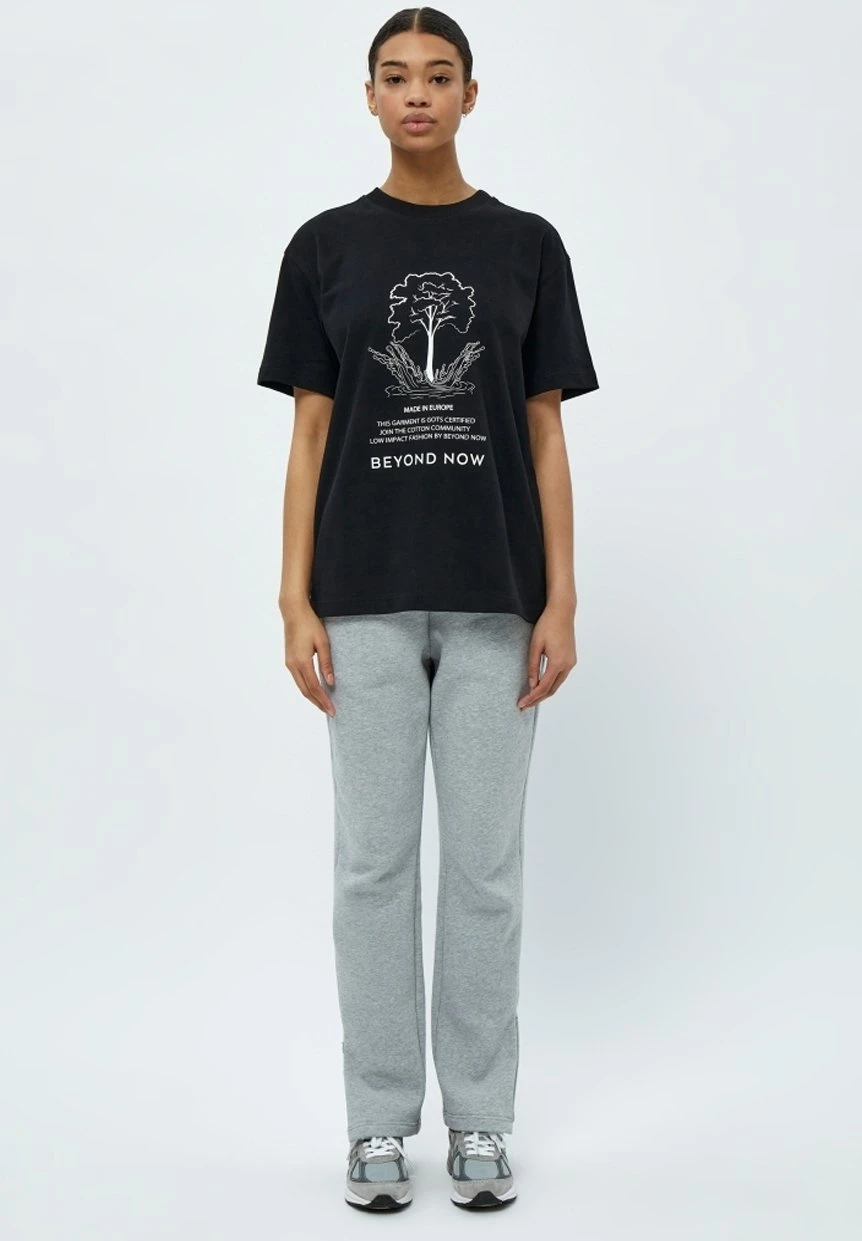 EMMA - T-shirt Z Nadrukiem - Black 5 EMMA - T-shirt Z Nadrukiem - Black - obrazek 5