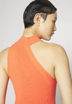 DKNY MOCK NECK SWEATER - Top - Persimmon -Ulla Popken Sklep efac69832fb14c6fb15c6d9a0891d6fc