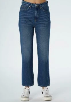 Jeansy Straight Leg - Blue Denim