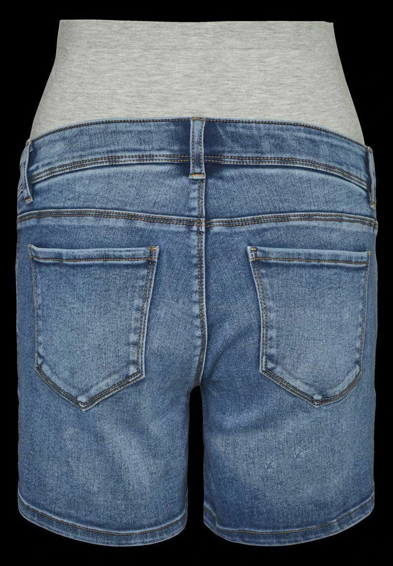 MAMALICIOUS - Szorty Jeansowe - Medium Blue Denim 5 MAMALICIOUS - Szorty Jeansowe - Medium Blue Denim - obrazek 5