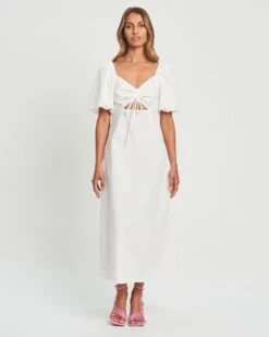 SAWYER - Sukienka Letnia - White