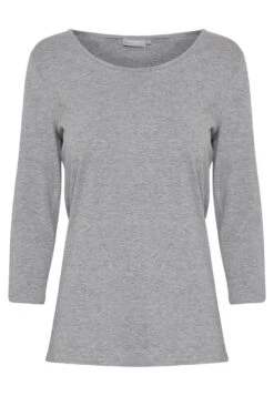 Fransa FRZAGANIC 1 T - Bluzka Z Długim Rękawem - Asphalt Melange -Ulla Popken Sklep f454dff056dd4863b4ffb5f6645d8460