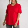 Ulla Popken T-shirt Basic - Salsa