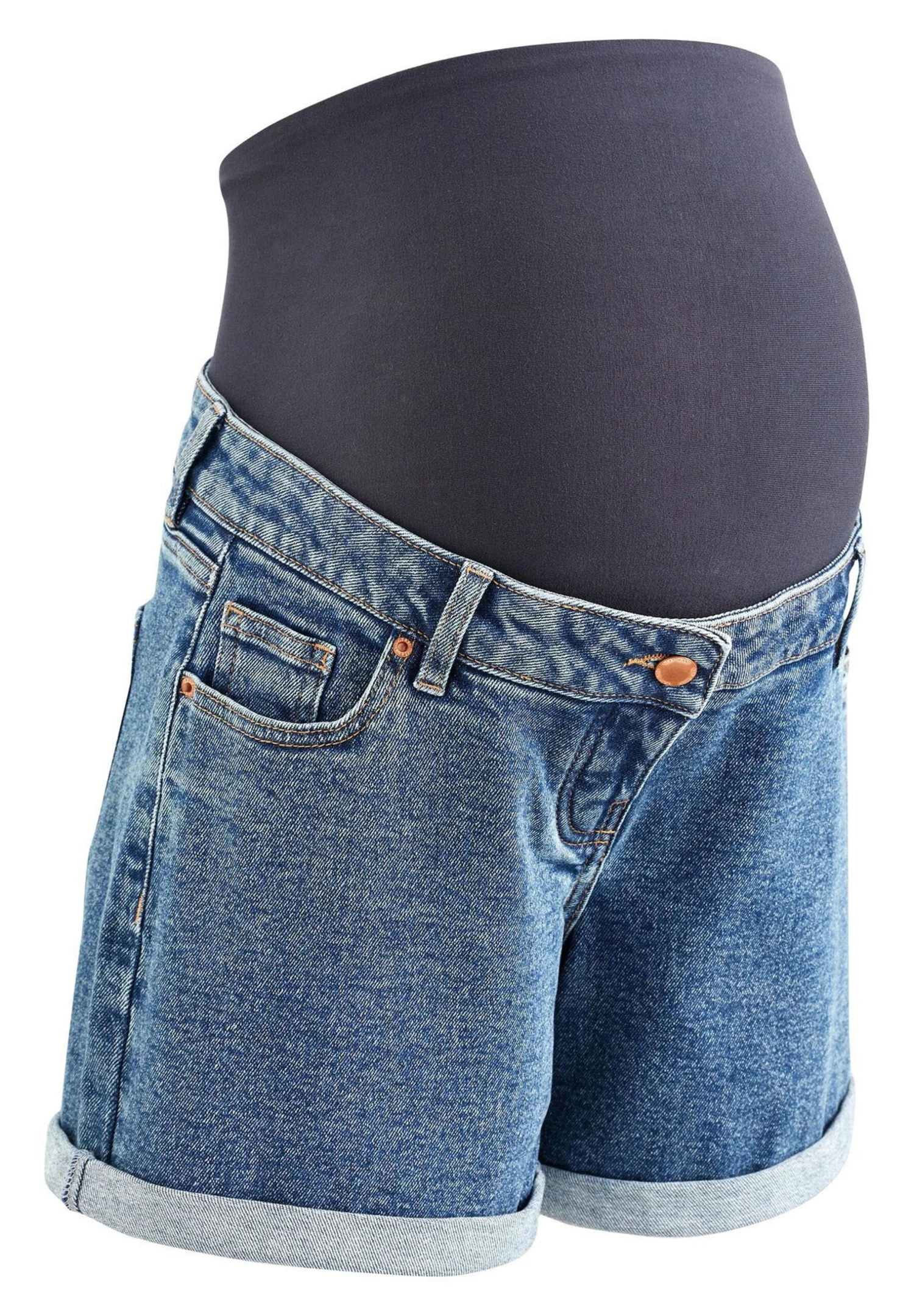 Next MATERNITY MOM STYLE STANDARD - Szorty Jeansowe - Light Blue Denim 5 Next MATERNITY MOM STYLE STANDARD - Szorty Jeansowe - Light Blue Denim - obrazek 5