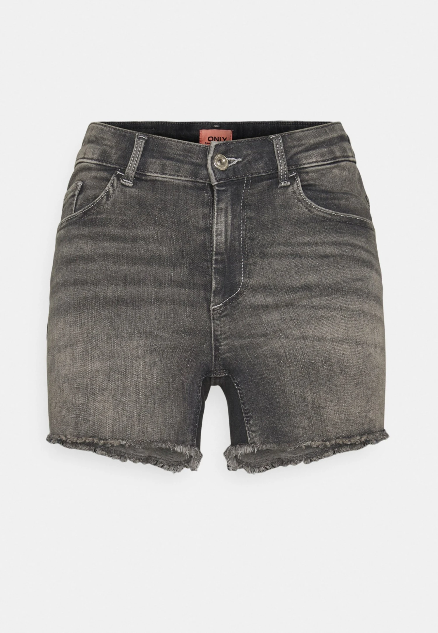 ONLY ONLBLUSH MID RAW - Szorty Jeansowe - Medium Grey Denim 5 ONLY ONLBLUSH MID RAW - Szorty Jeansowe - Medium Grey Denim - obrazek 5
