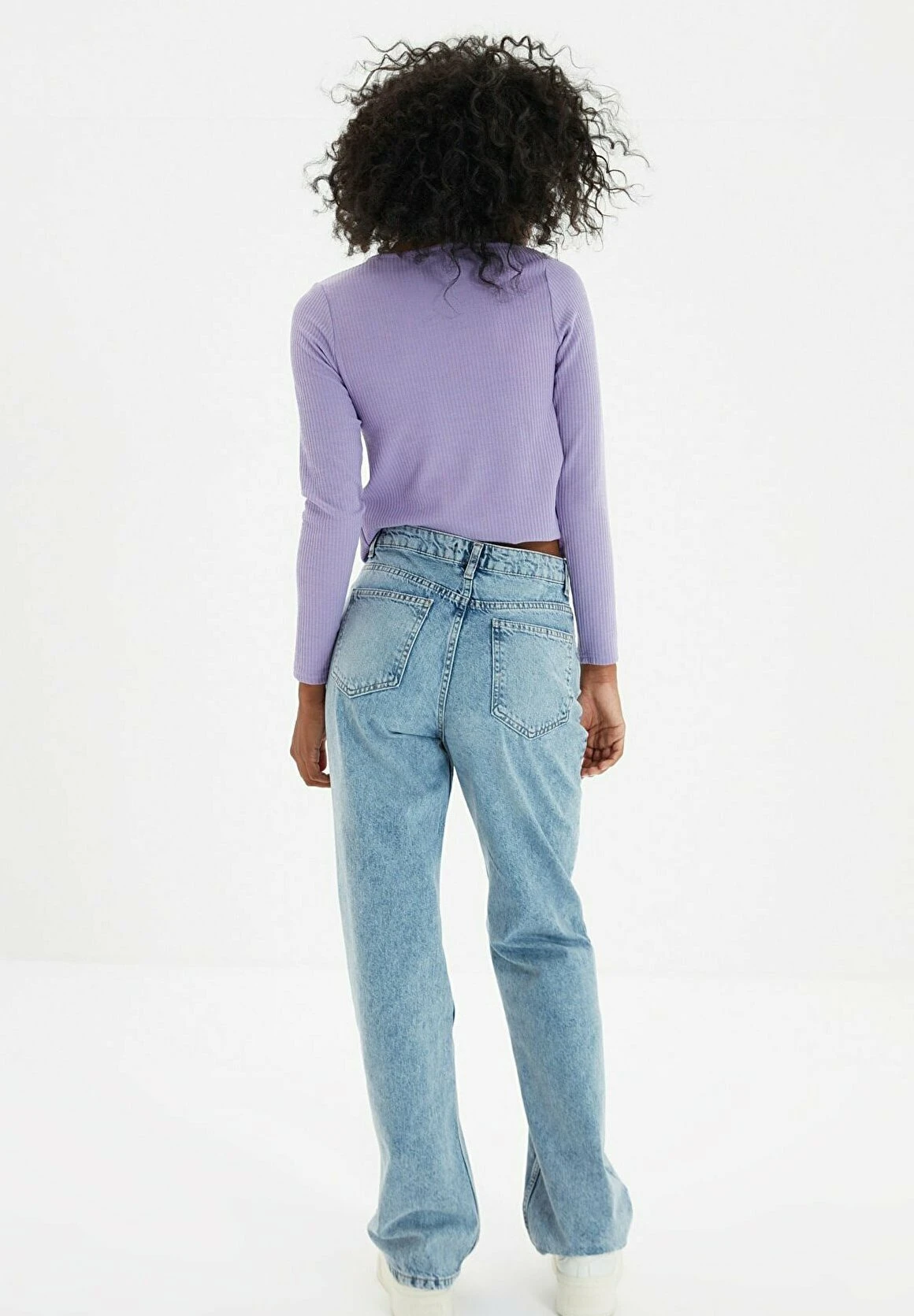 Trendyol Jeansy Relaxed Fit - Blue 3 Trendyol Jeansy Relaxed Fit - Blue - obrazek 3