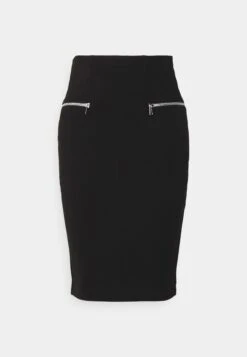 Guess GINETTE SKIRT - Spódnica Ołówkowa - Jet Black -Ulla Popken Sklep fd647cd2075c4c5fac31f516188f2985