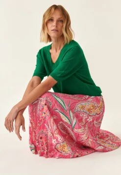 SEMINA - Spódnica Trapezowa - Pink 7 SEMINA - Spódnica Trapezowa - Pink -Ulla Popken Sklep ff04a5db78aa4379b66425be6aeea994