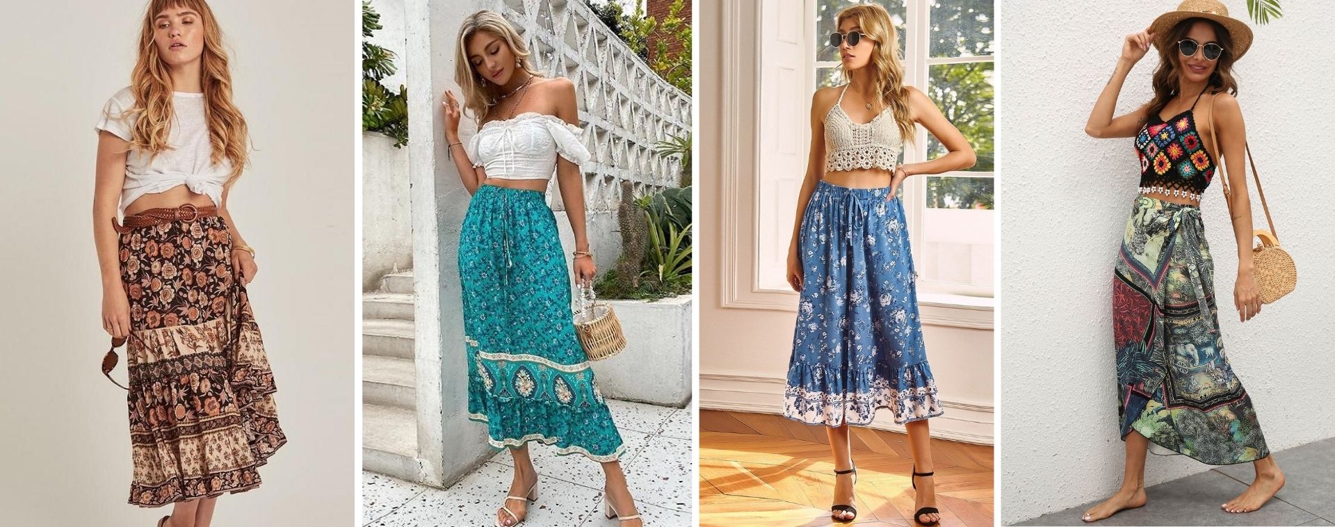 Następny Sklep -Ulla Popken Sklep jupe longue boheme femme